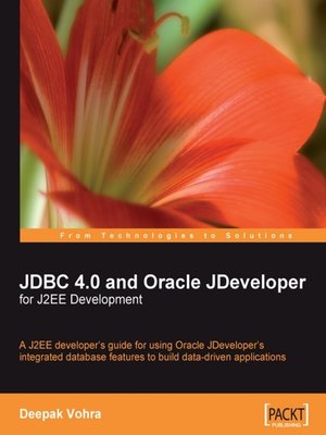 cover image of JDBC 4.0 and Oracle JDeveloper for J2EE Development